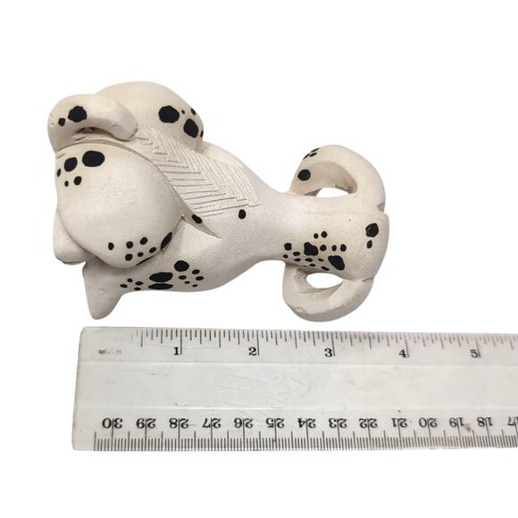 Artesania Rinconada Dalmation Dog Figurine Hand Carved Hand Painted Handmade 115 - Picture 9 of 11
